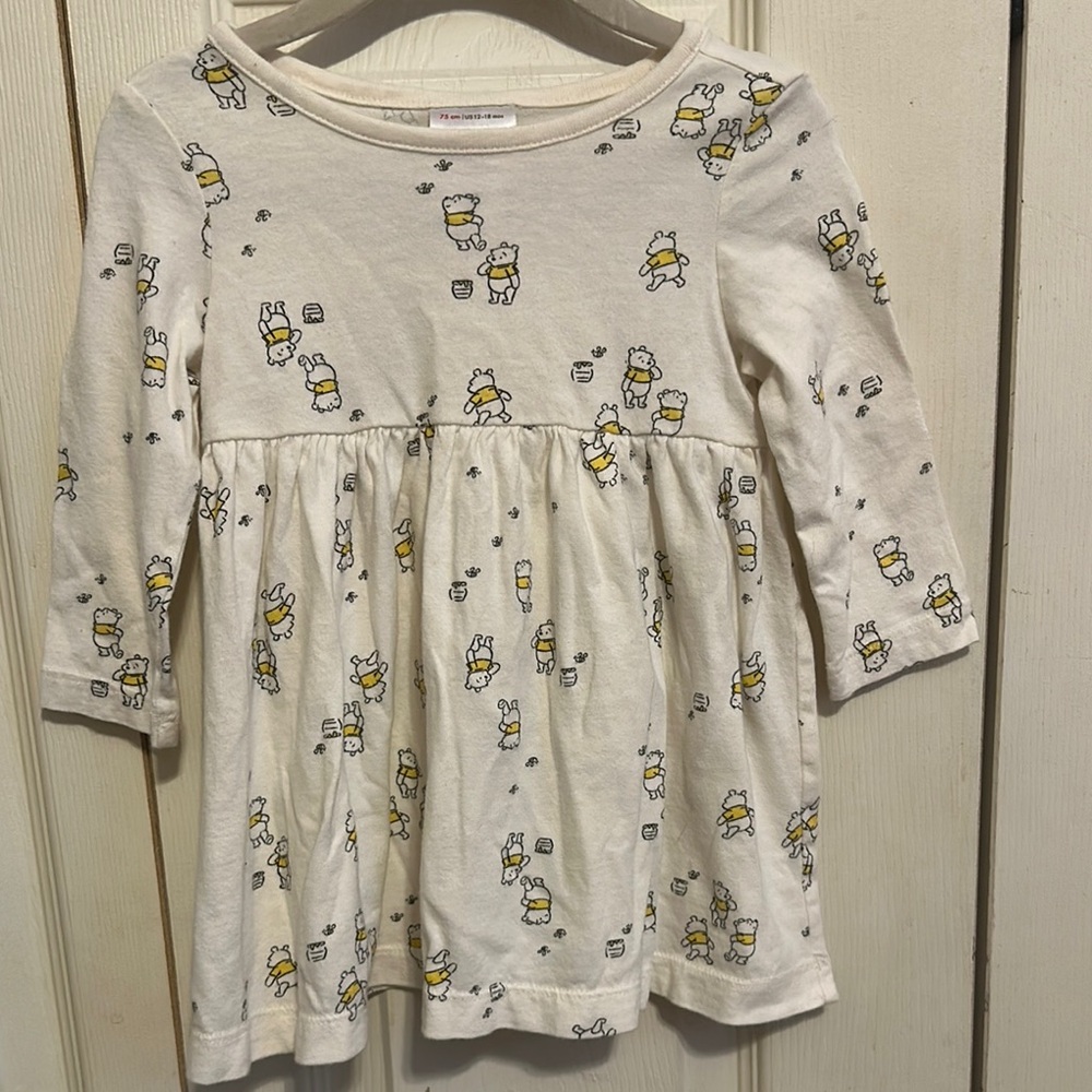 Hanna Andersson Disney collection- Winnie the Pooh dress with matching headband